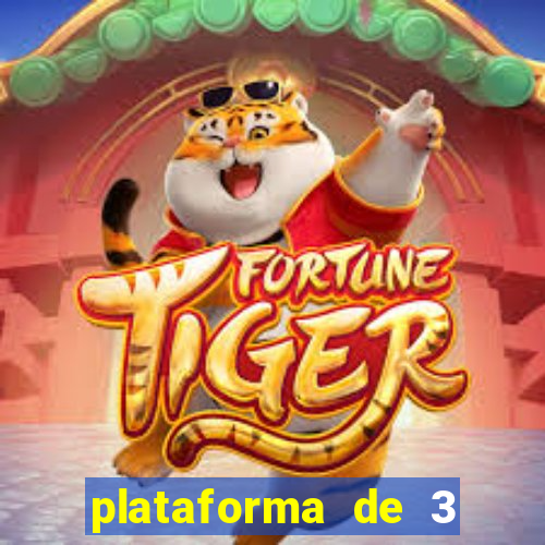 plataforma de 3 reais jogo